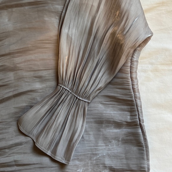 Silver stardust abaya - Picture 2 of 5